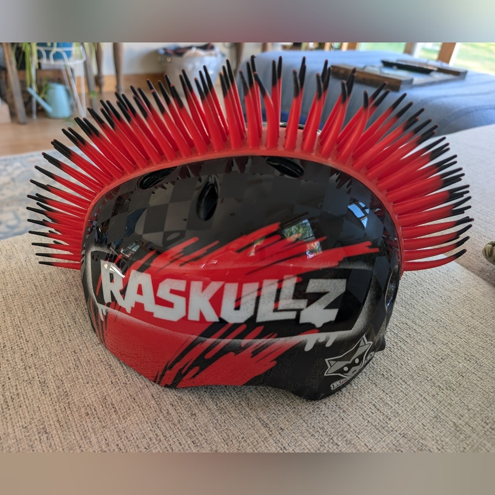 Red and Black Kids Helmet
